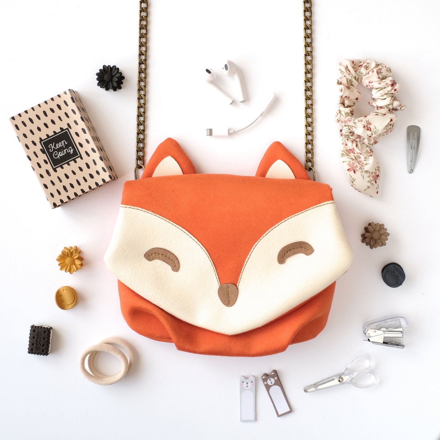Bolso Bag Zorro Fox Animal Modelo Frontal |Bob Art Bolso Bag Zorro Fox Animal Modelo Frontal |Bob Art