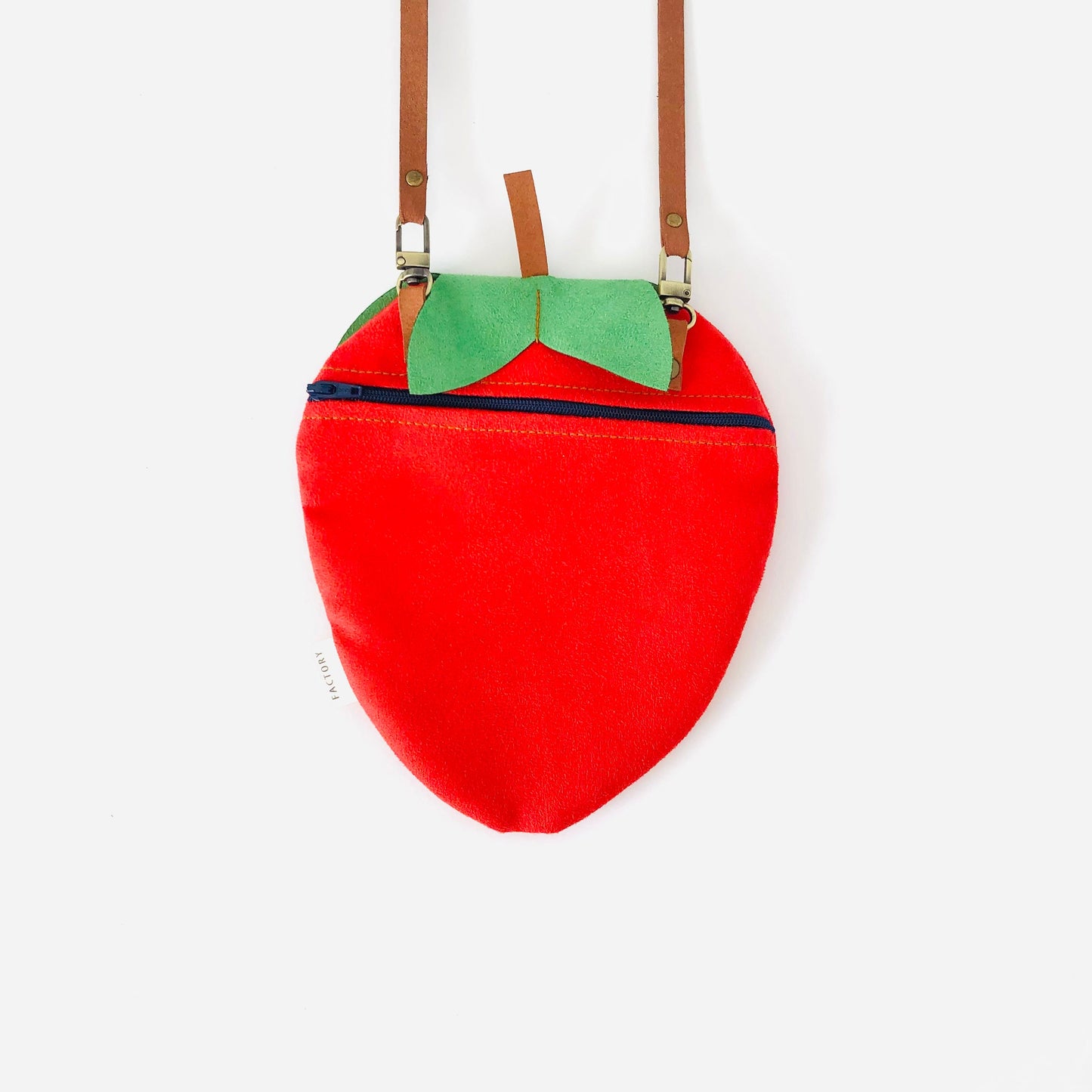 Bolso Fresa Fruitopia Artesanal Sostenible Dorso | Bob Art Bolso Fresa Fruitopia Artesanal Sostenible Dorso | Bob Art
