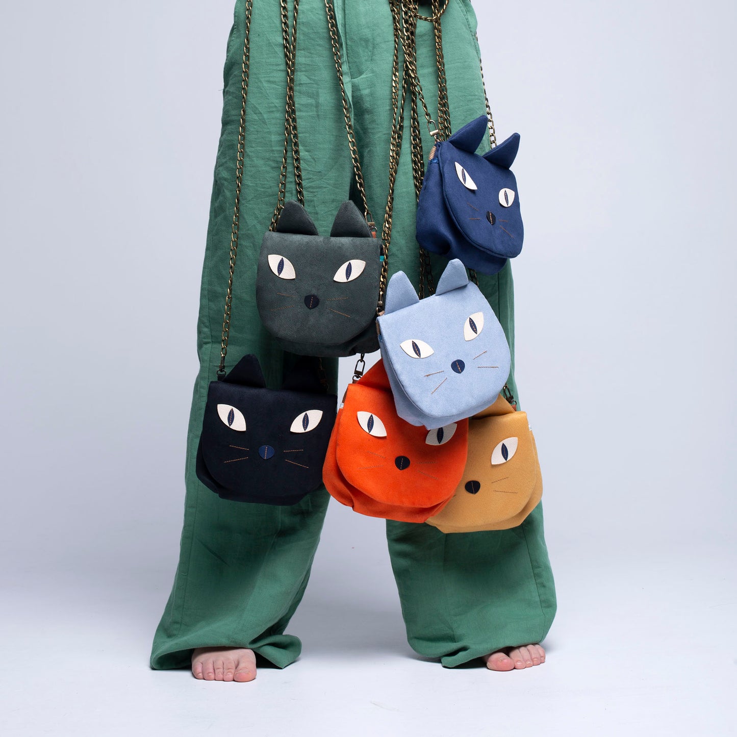 Bolso Gato Muy Animal Frontal Modelo |Bob Art Bolso Gato Muy Animal Frontal Modelo |Bob Art