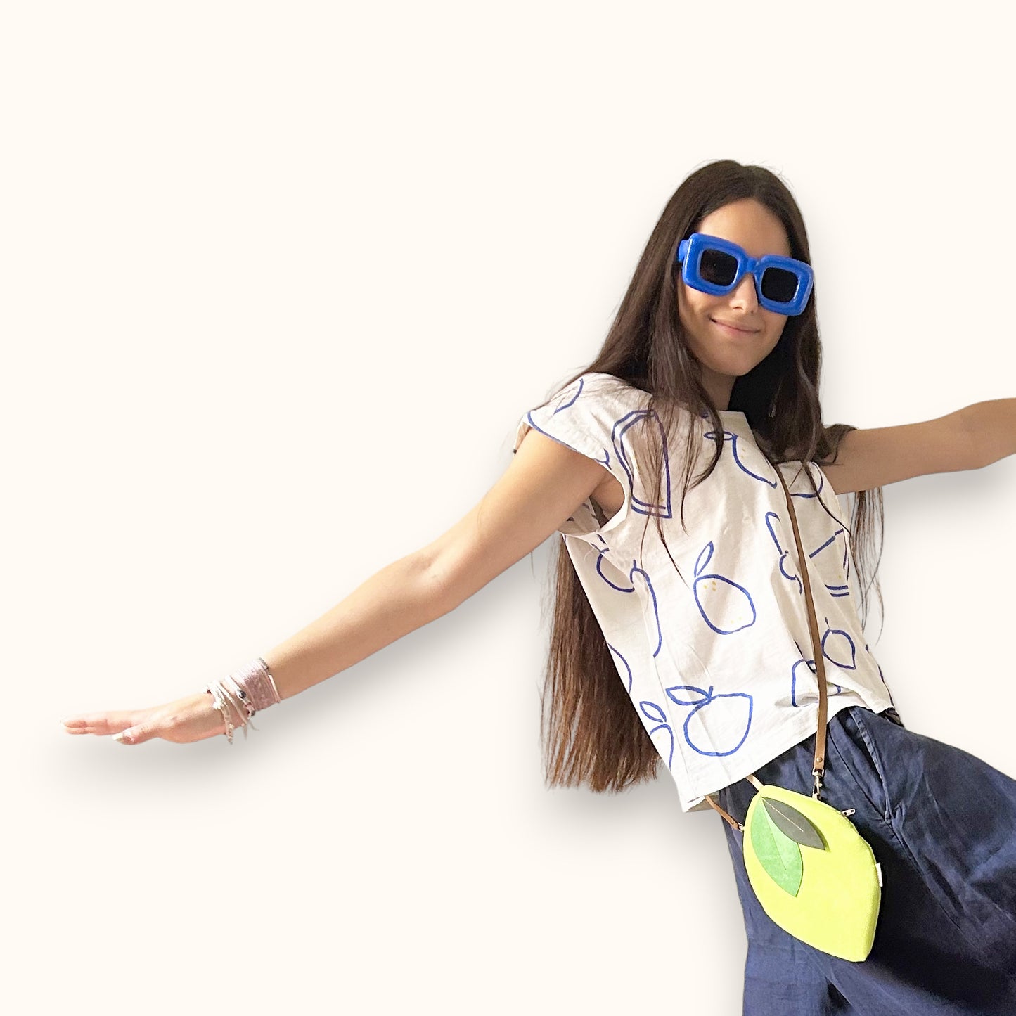 Bolso Forma Limon Tejido Eco Sostenible Bolso Forma Limon Tejido Eco Sostenible