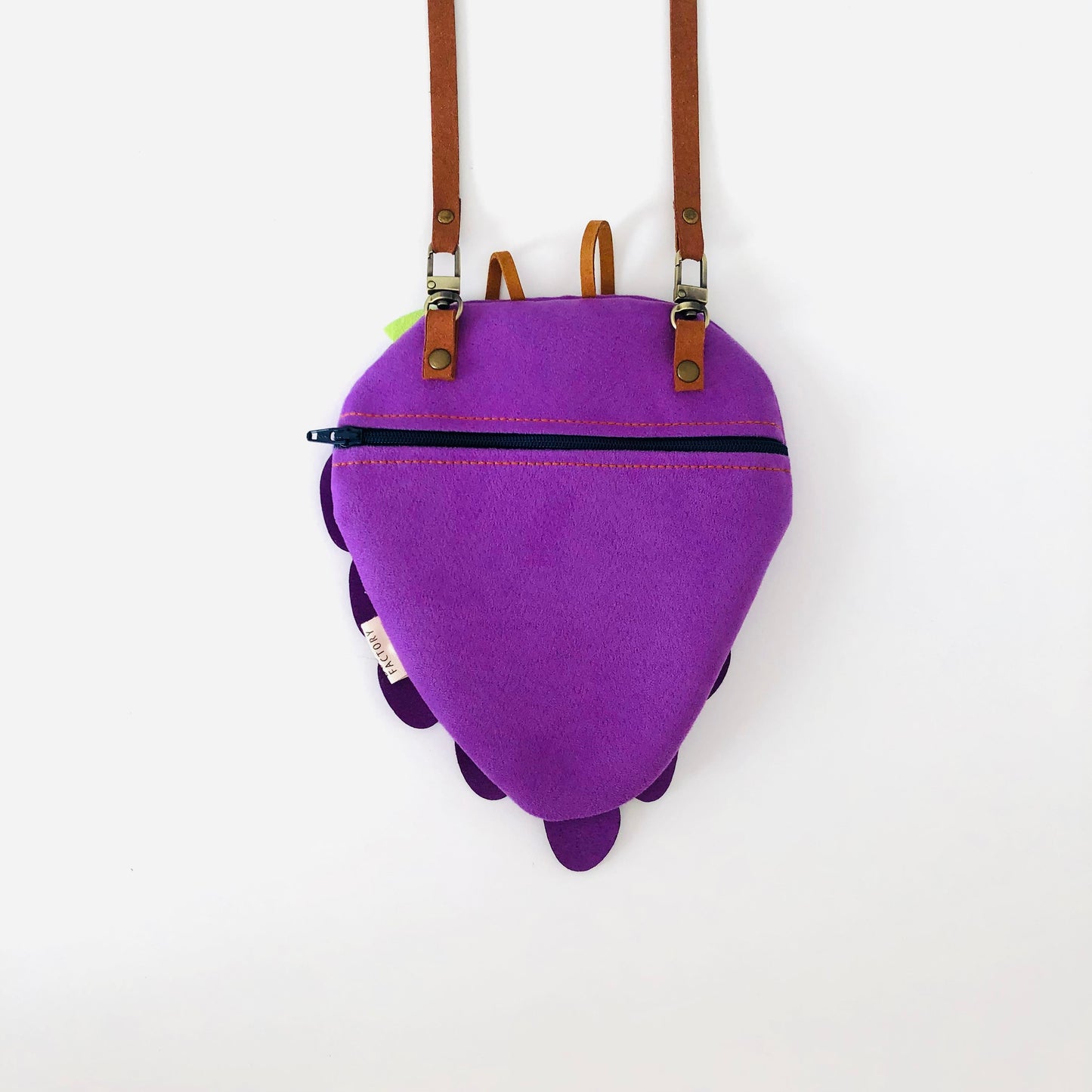 Bolso Uva Fruitopia artesanal y sostenible Dorso | Bob Art Bolso Uva Fruitopia artesanal y sostenible Dorso | Bob Art