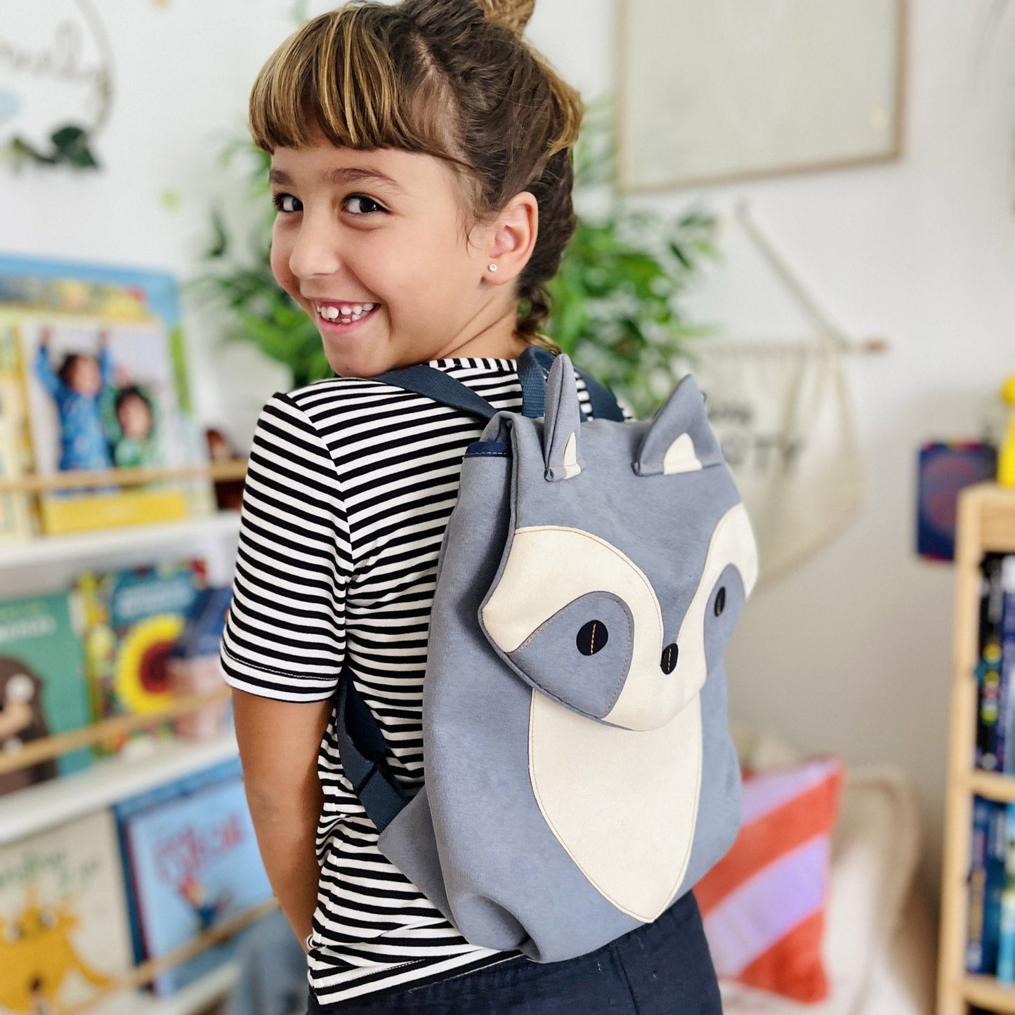 MOCHILA INFANTIL Y BEBÉ MAPACHE HANNA MOCHILA INFANTIL Y BEBÉ MAPACHE HANNA