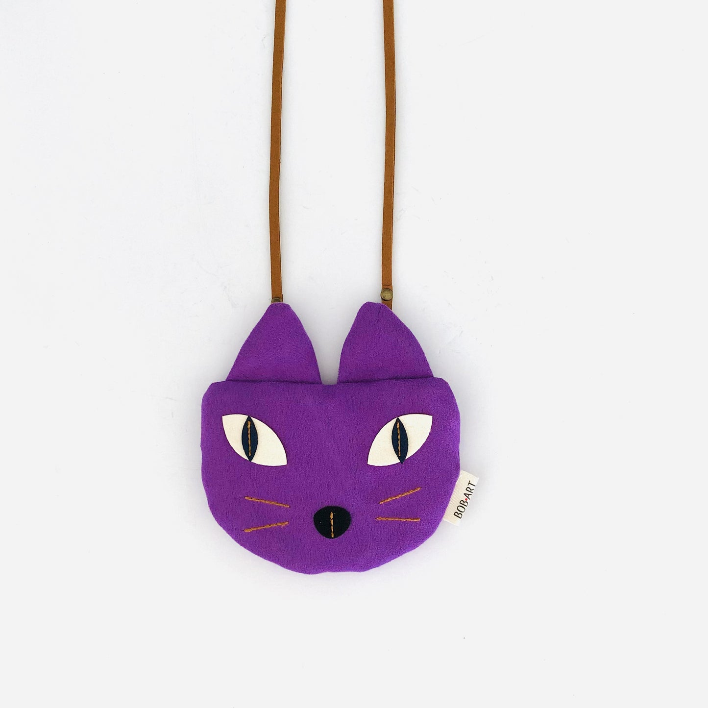 Monedero Gato Sostenible Artesanal Frontal | Bob Art Monedero Gato Sostenible Artesanal Frontal | Bob Art