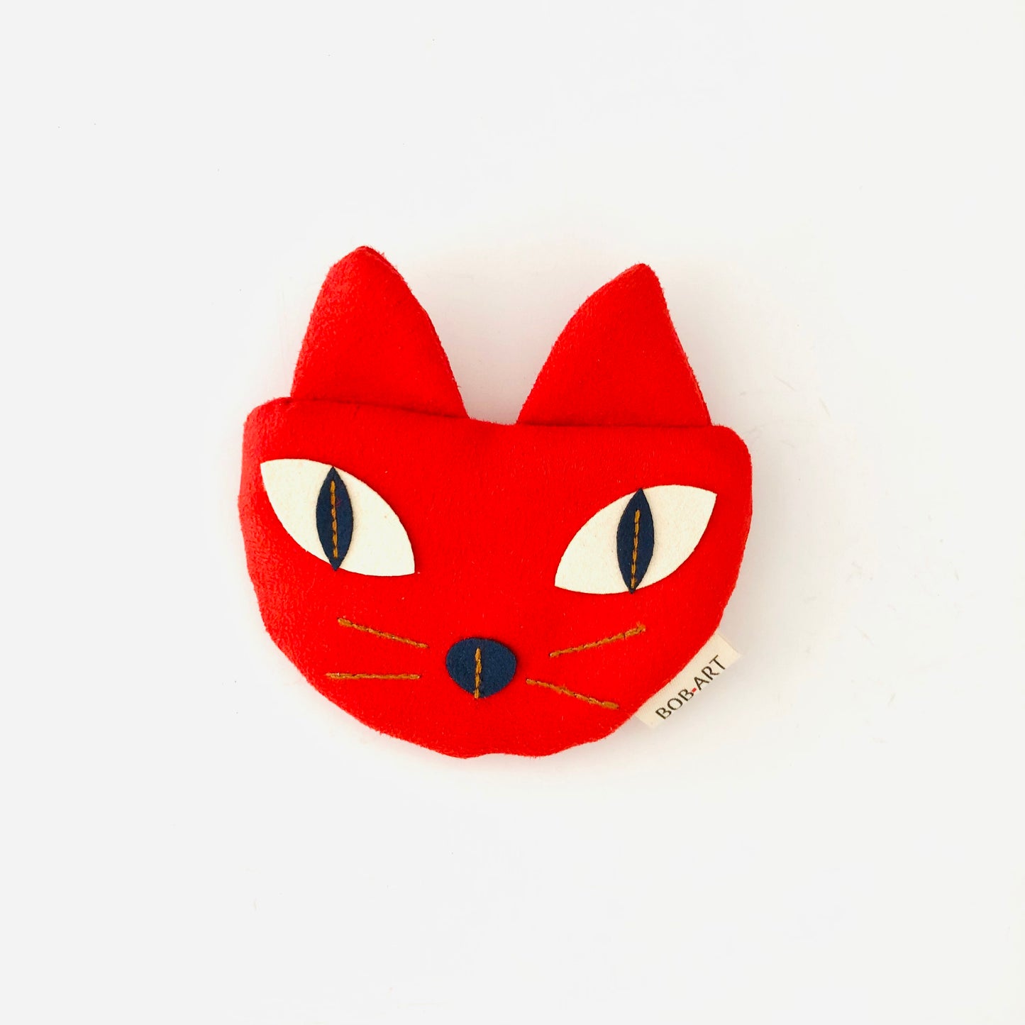 Monedero Gato Sostenible Artesanal Frontal | Bob Art Monedero Gato Sostenible Artesanal Frontal | Bob Art