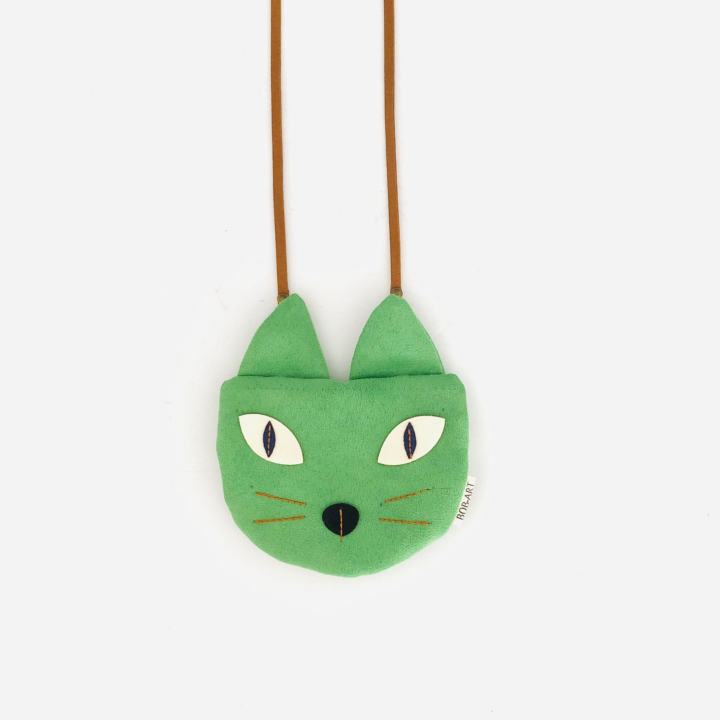 Monedero Gato Sostenible Artesanal Frontal | Bob Art Monedero Gato Sostenible Artesanal Frontal | Bob Art