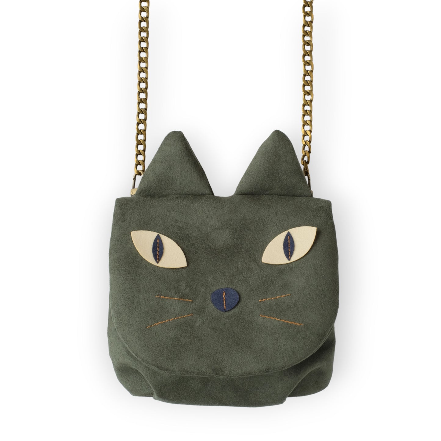 Bolso Gato Muy Animal Sostenible Artesanal Frontal Modelo |Bob Art Bolso Gato Muy Animal Sostenible Artesanal Frontal Modelo |Bob Art