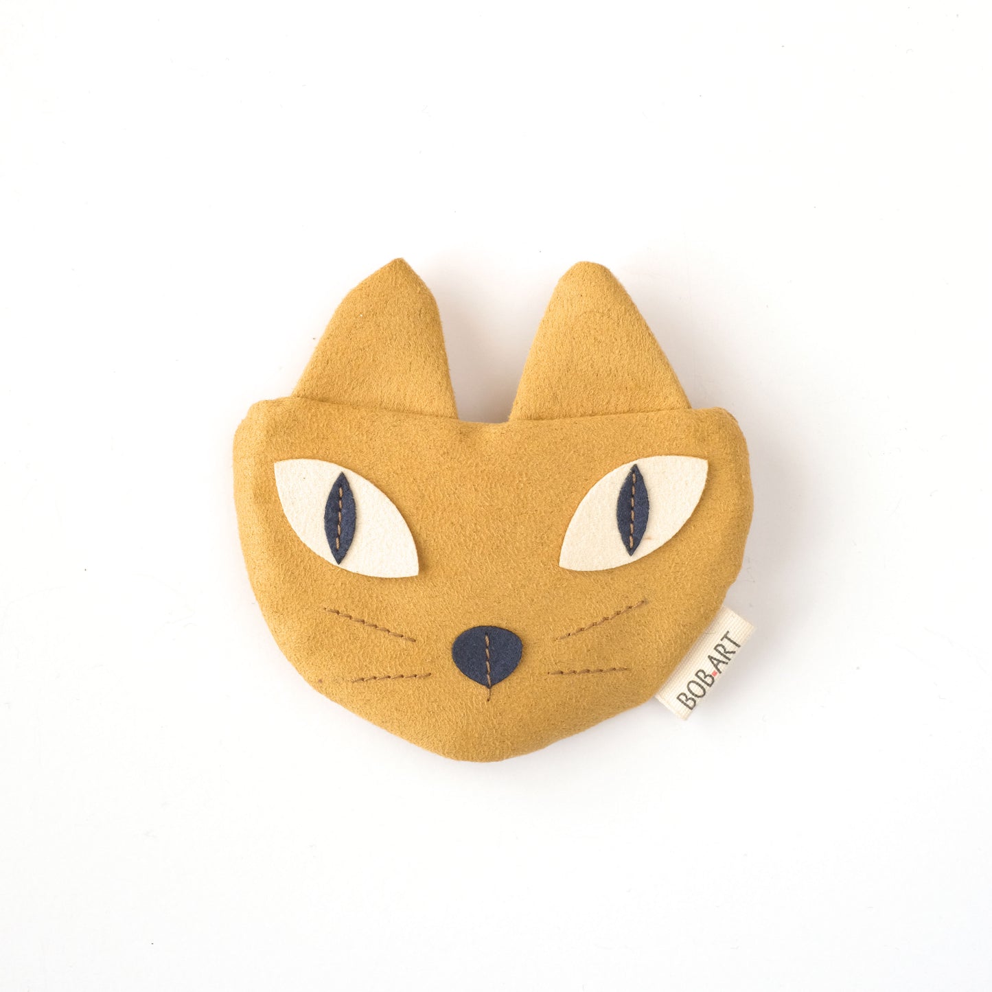 Bolso Monedero Gato Artesanal Sostenible Frontal | Bob Art Bolso Monedero Gato Artesanal Sostenible Frontal | Bob Art