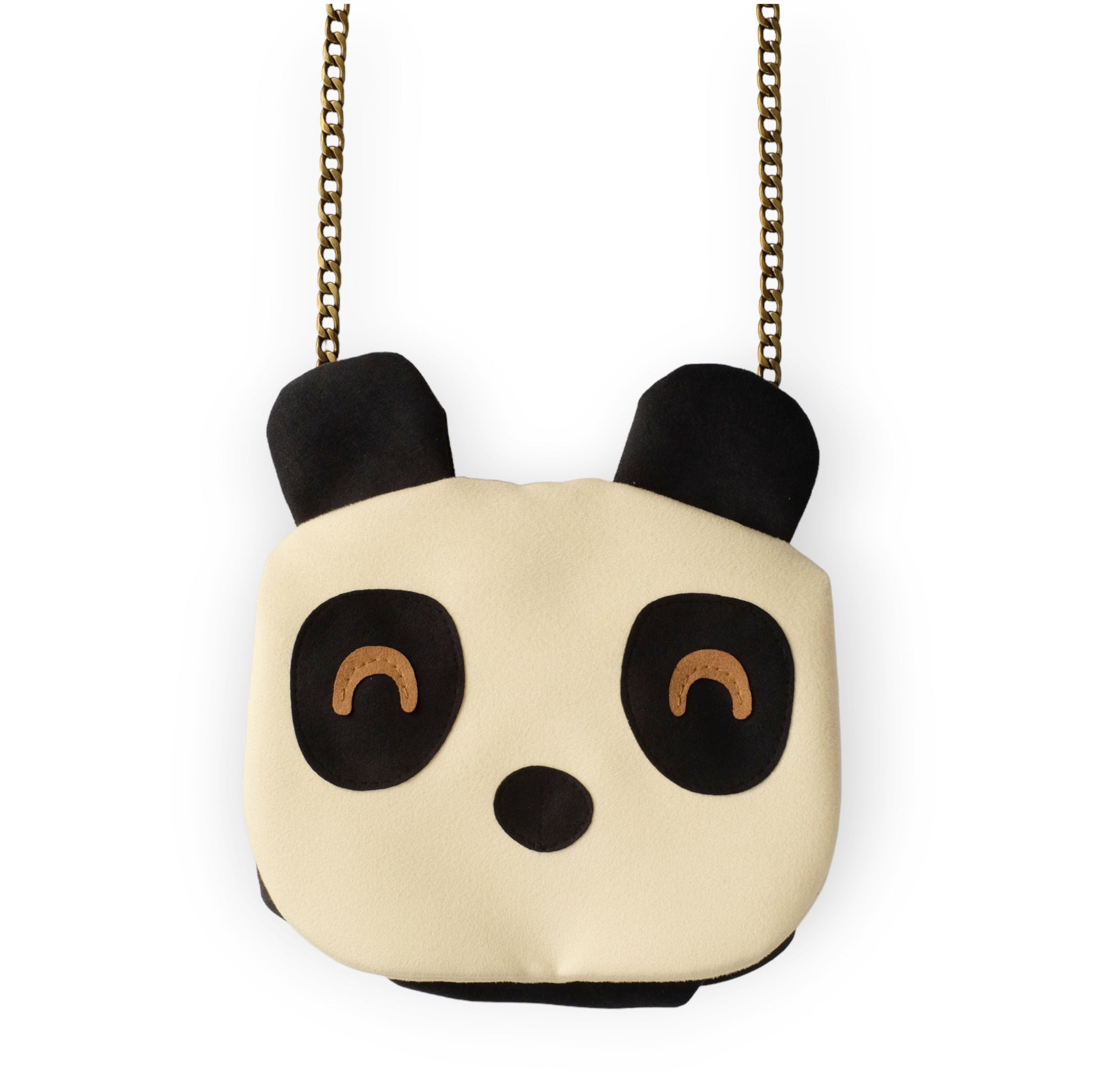 Bolso Panda Muy Animal Sostenible Artesanal Frontal|Bob Art