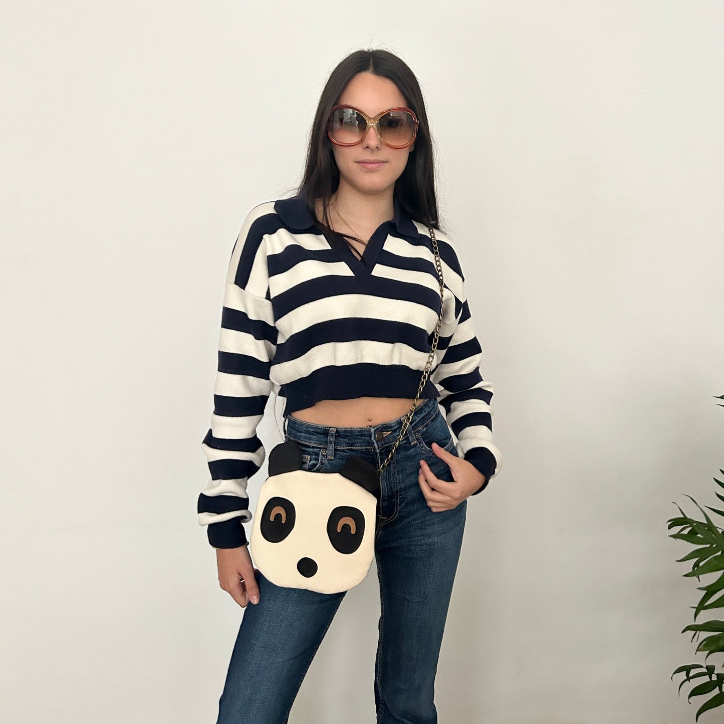 Bolso Panda Frontal Modelo Adulto | Bob Art