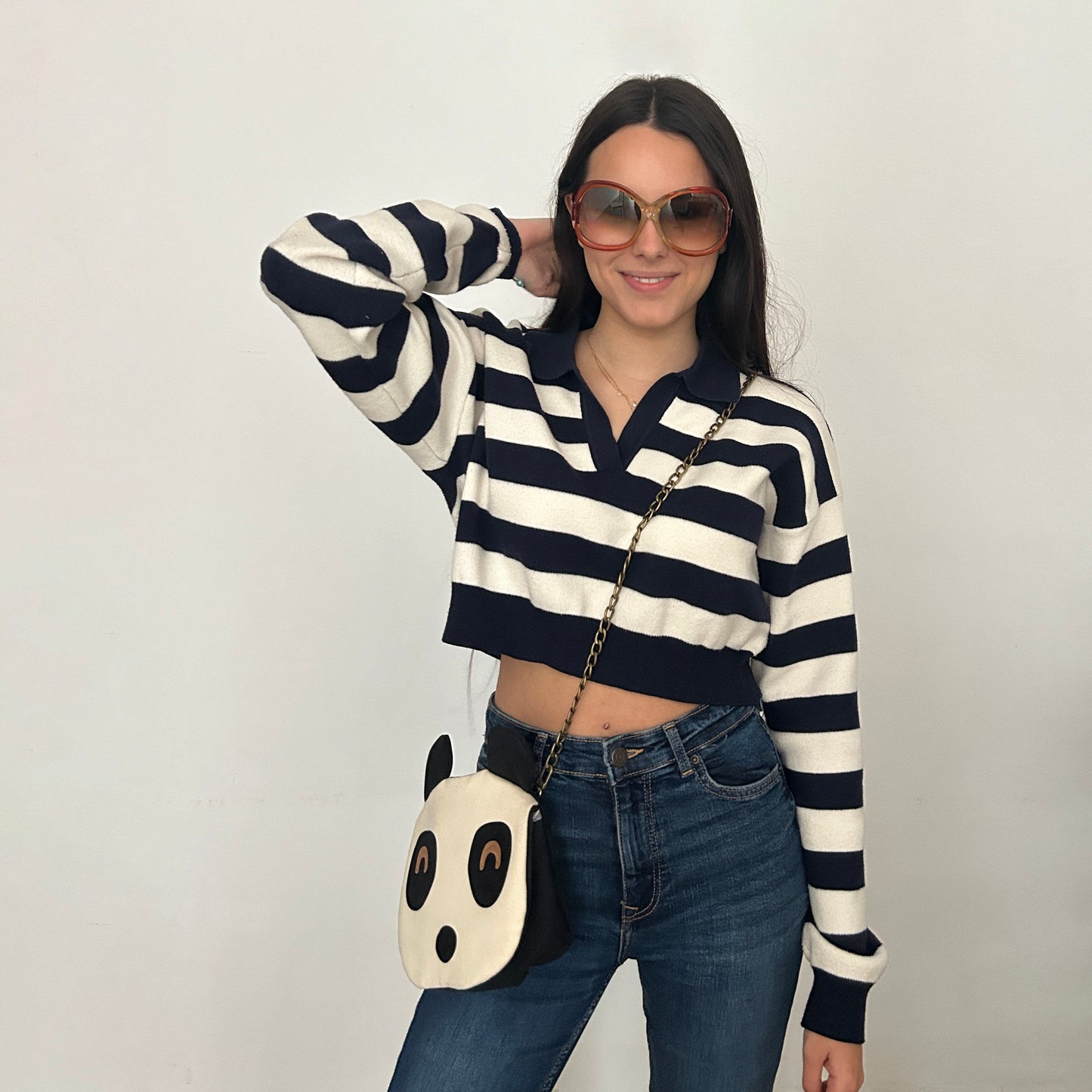 Bolso Panda Frontal Modelo Adulto | Bob Art