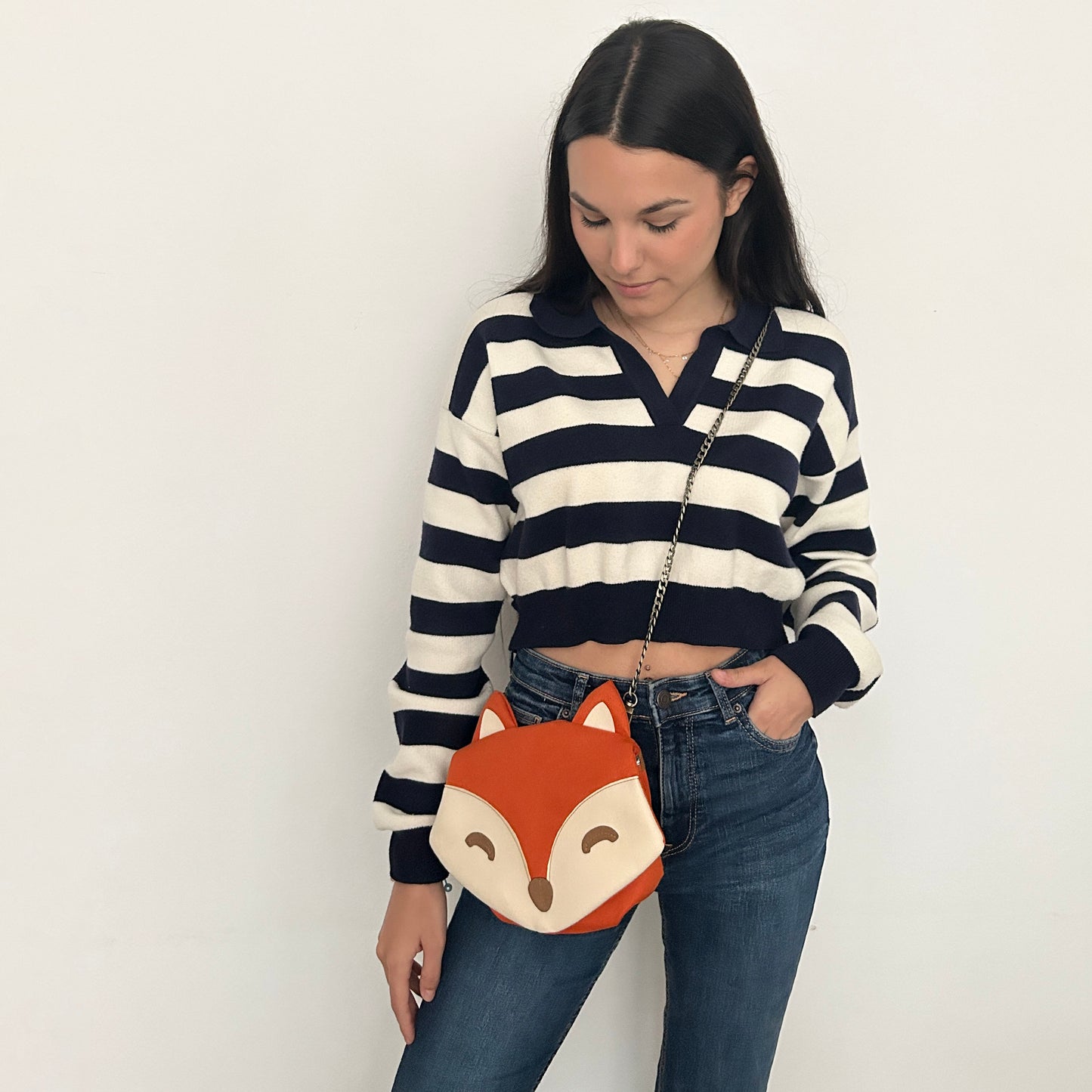 Bolso Bag Zorro Fox Animal  Modelo Frontal |Bob Art