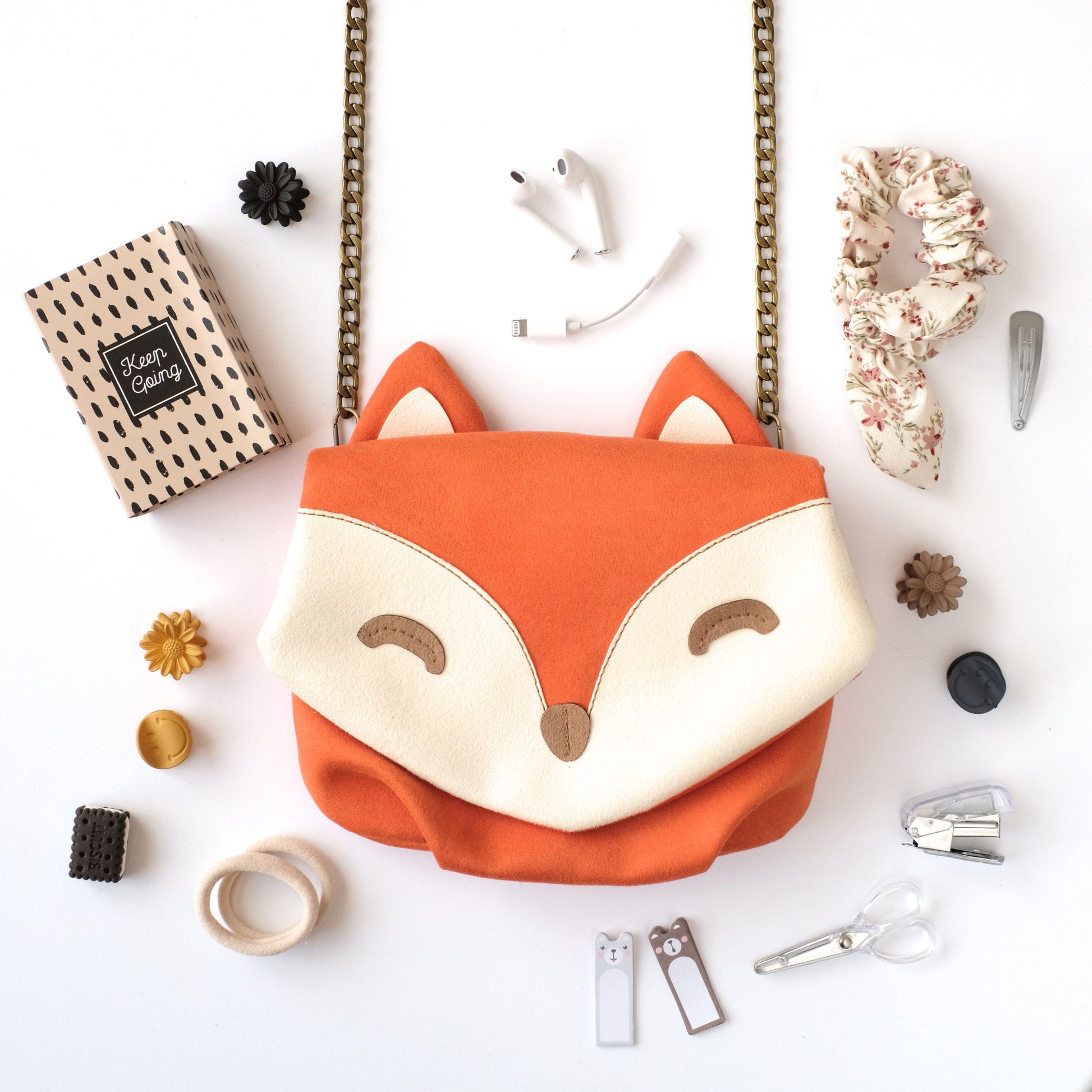 Bolso Bag Zorro Fox Animal  Modelo Frontal |Bob Art