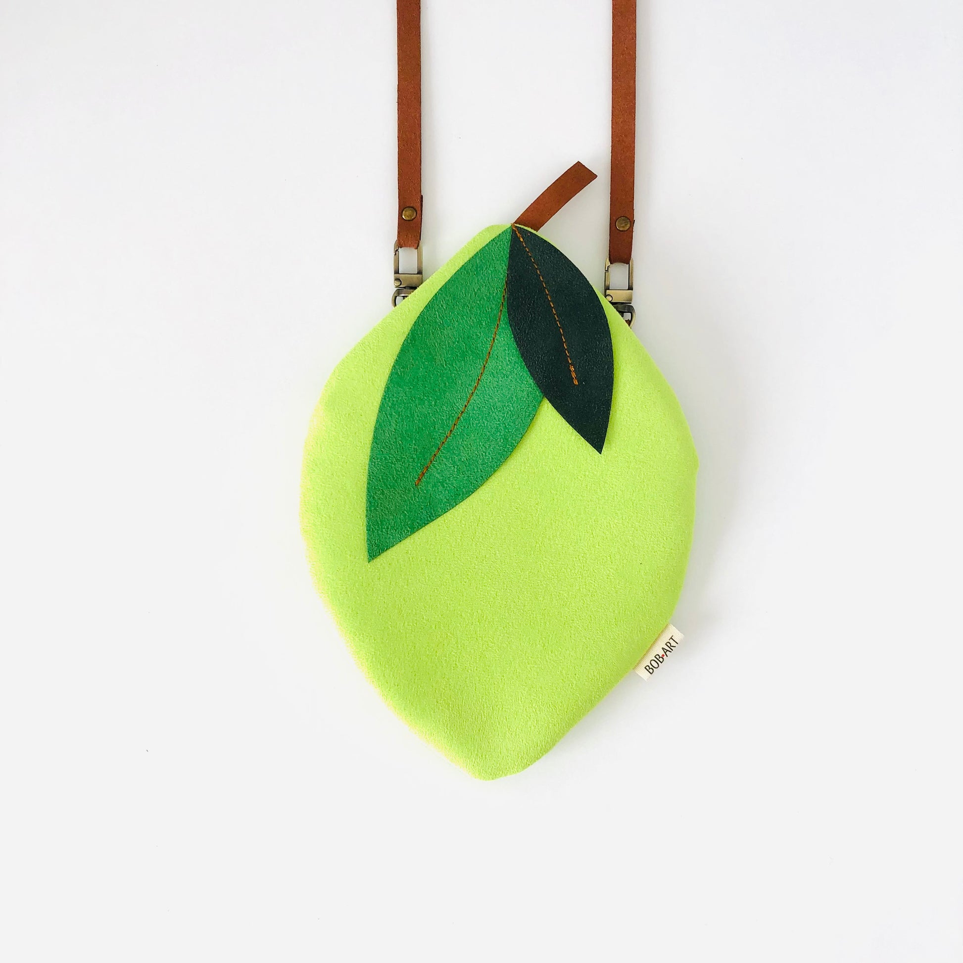 Bolso Limon Fruitopia artesanal y sostenible Frontal | Bob Art