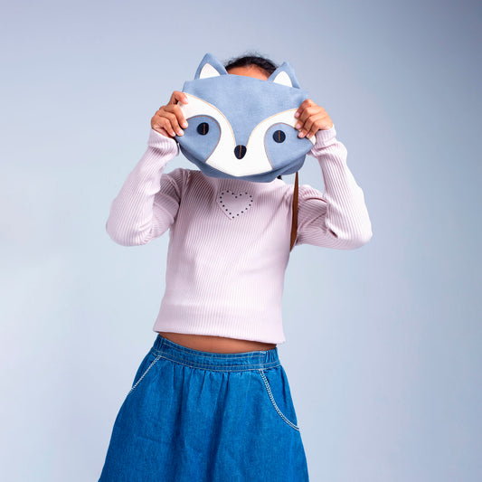 Bolso Mapache Muy Animal Frontal Modelo | Bob  Art