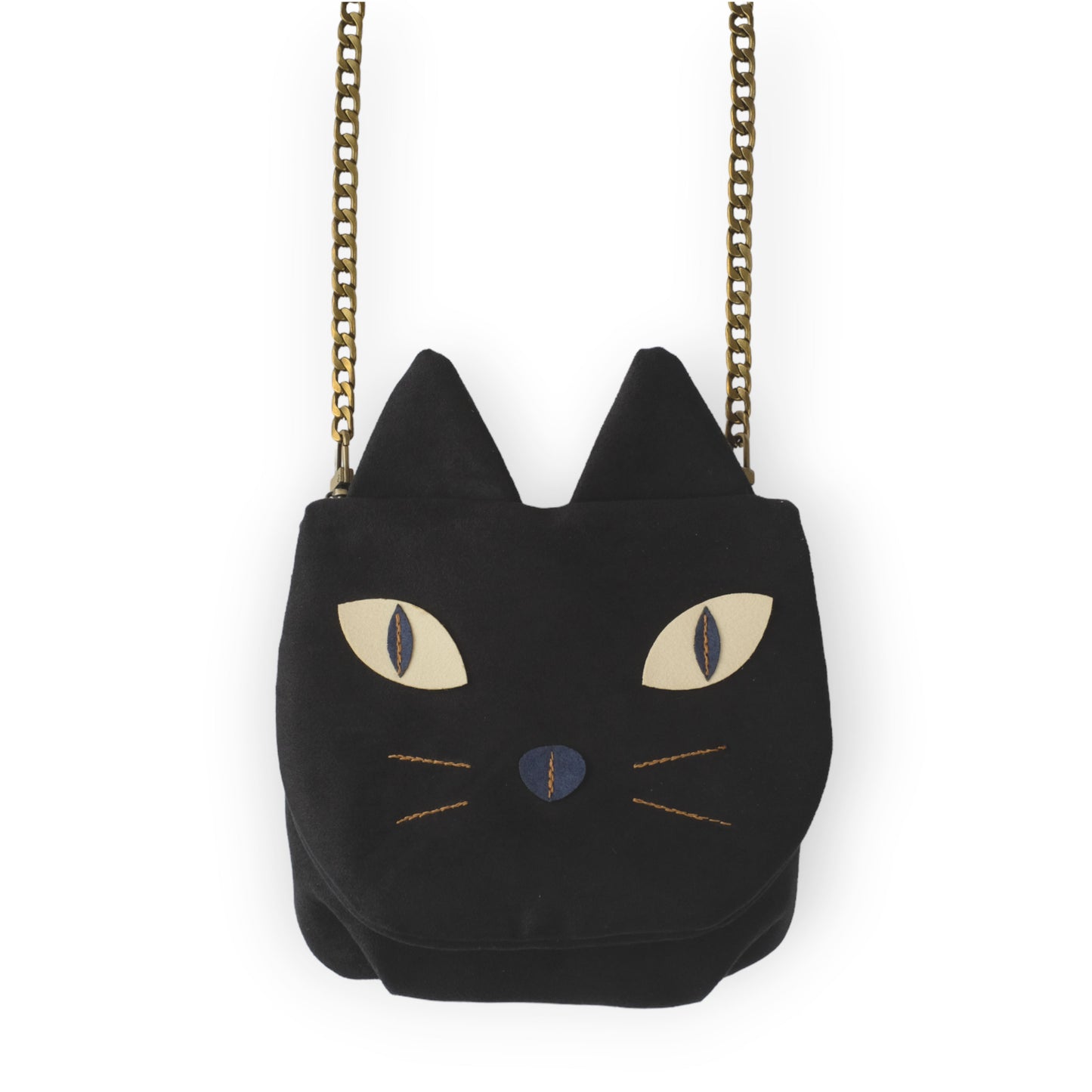 Bolso Gato Muy Animal Sostenible Artesanal Frontal Modelo |Bob Art