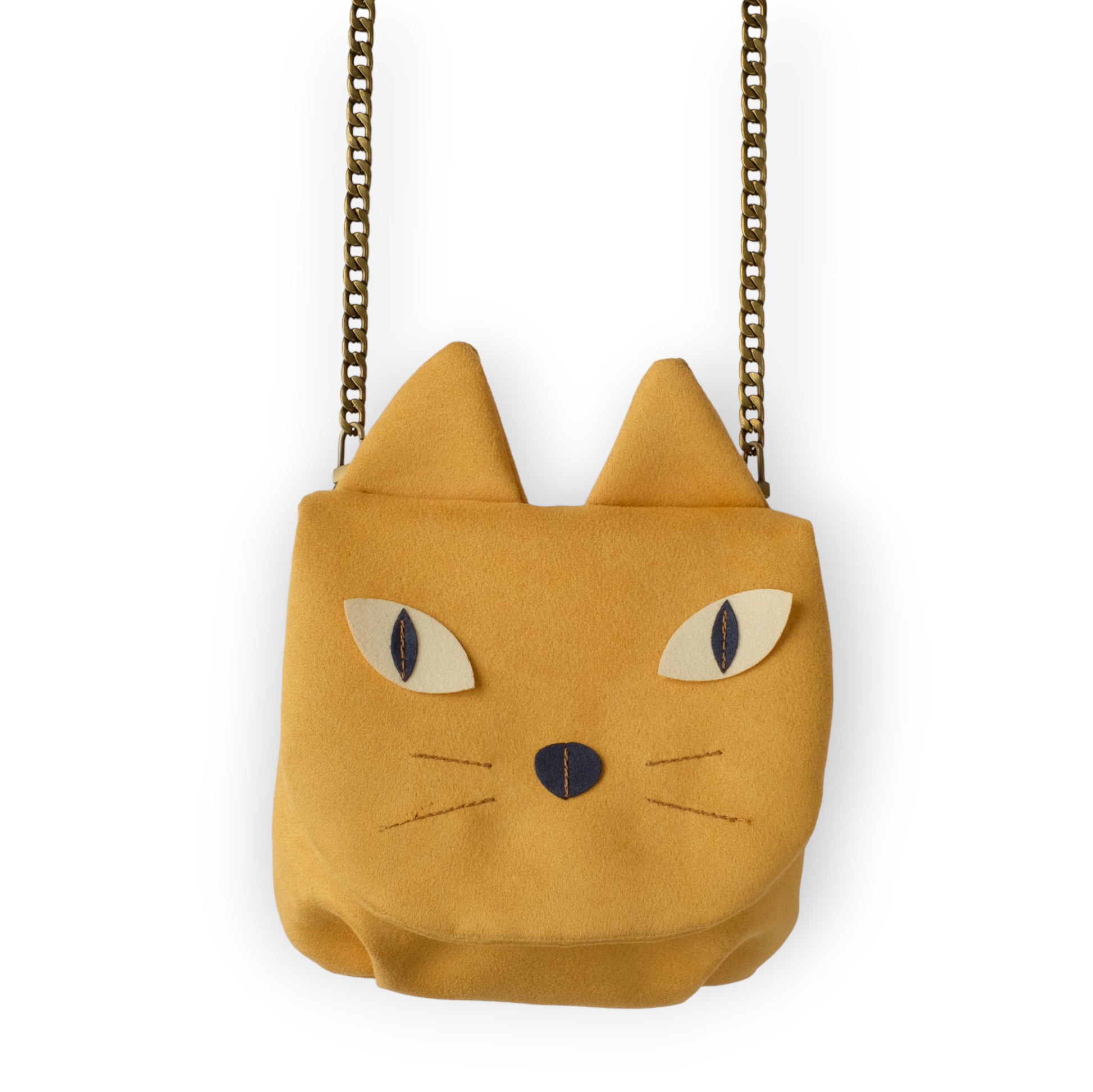 Bolso Gato Muy Animal Sostenible Artesanal Frontal Modelo |Bob Art